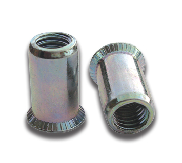 M5 Steel Countersunk, Plain Body, Long Rivet Nut